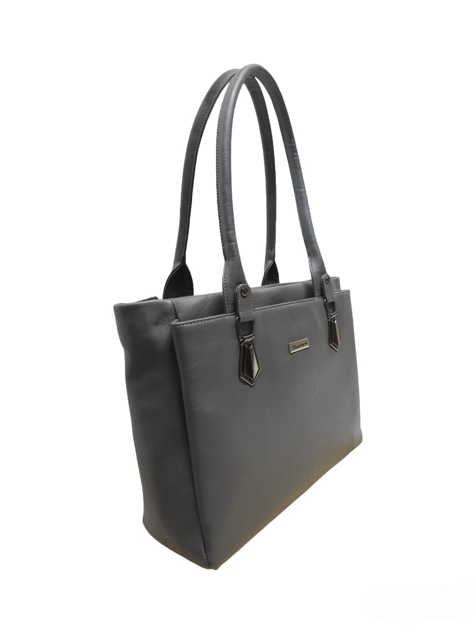 Dhariwal LAB-9916 Women’s Tote Handbag | 3 Main Compartments, 1 Side Zipper & Twin Handles | Premium PU Leather Bag