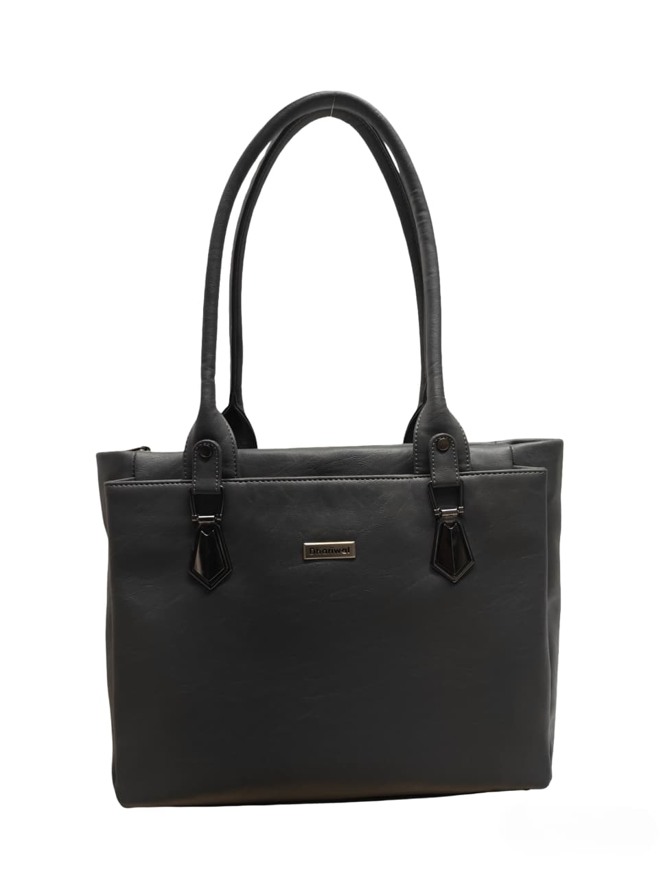Dhariwal LAB-9916 Women’s Tote Handbag | 3 Main Compartments, 1 Side Zipper & Twin Handles | Premium PU Leather Bag