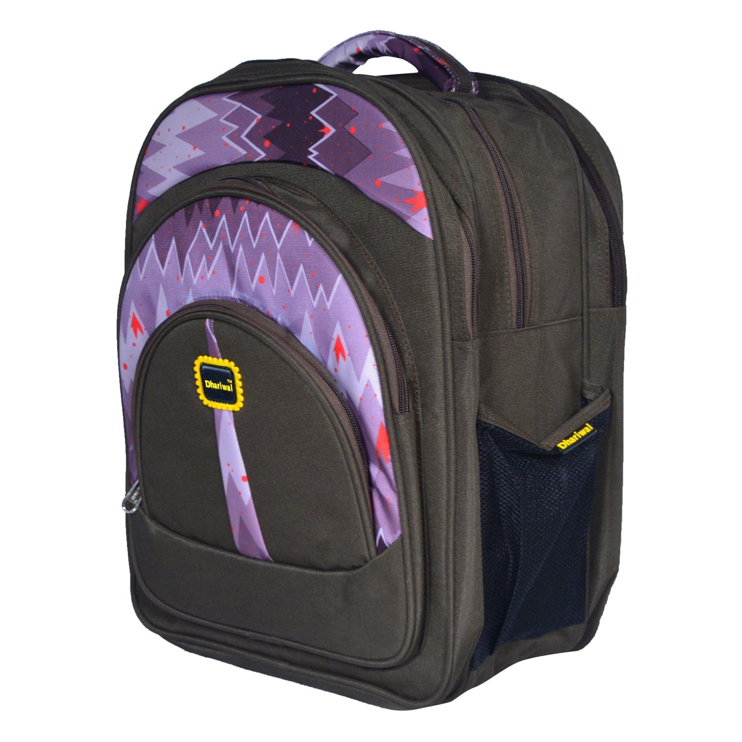 Dhariwal 38L Water Resistant Triple Compartment Matty School Bag SCB-302 Class 4 to 12 School Bags Dhariwal