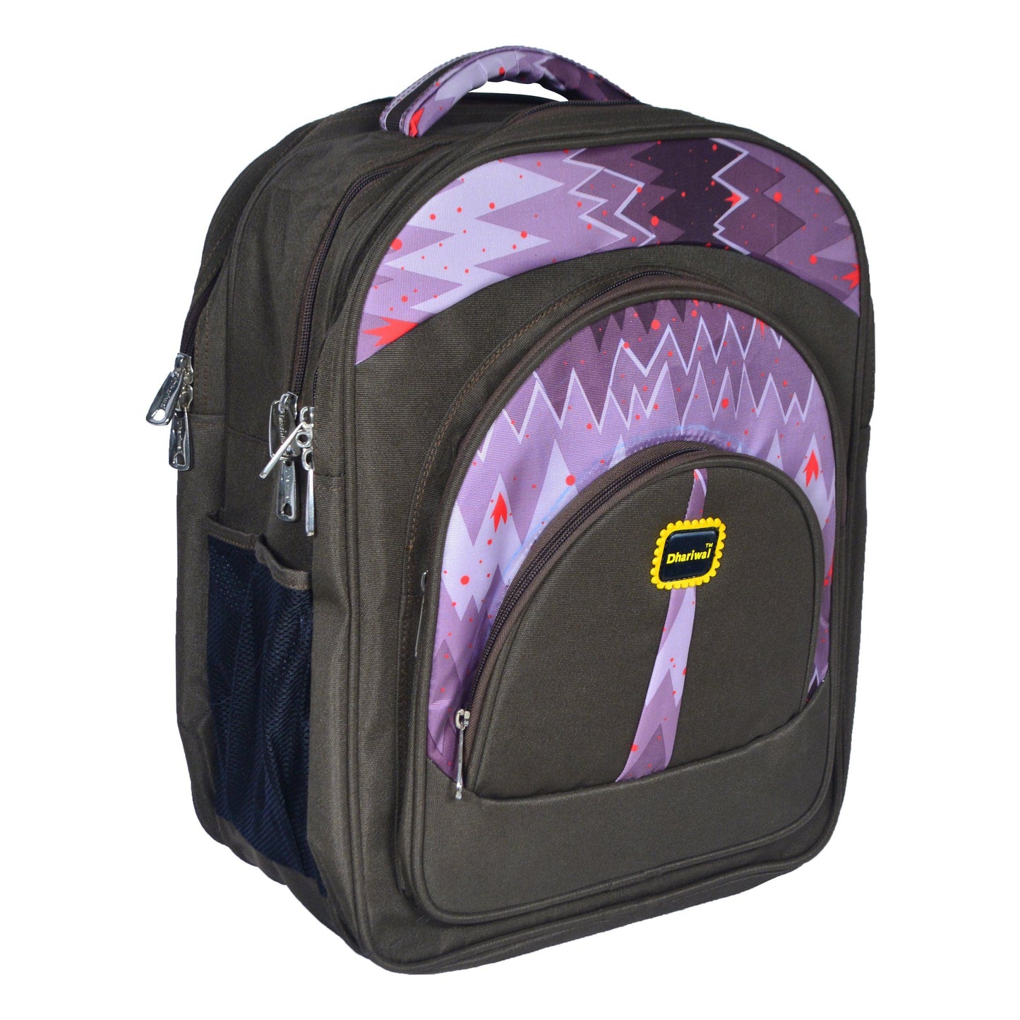 Dhariwal 38L Water Resistant Triple Compartment Matty School Bag SCB-302 Class 4 to 12 School Bags Dhariwal