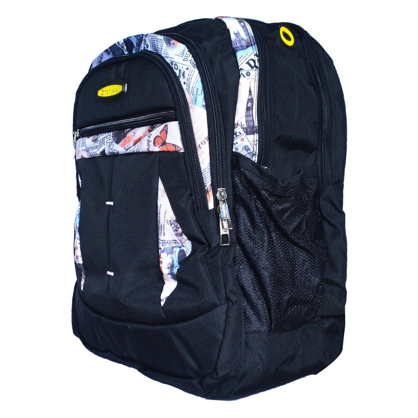 Dhariwal Dual Compartment Backpack with Rain Cover 37L BP-229 School Bags Mohanlal Jain (Dhariwal Bags)