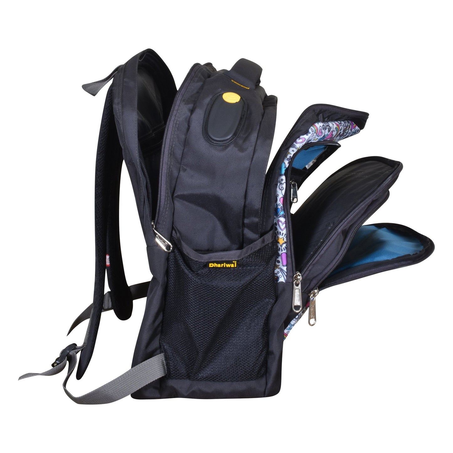 Dhariwal Dual Compartment Backpack with Rain Cover 41L BP-227 School Bags Mohanlal Jain (Dhariwal Bags)