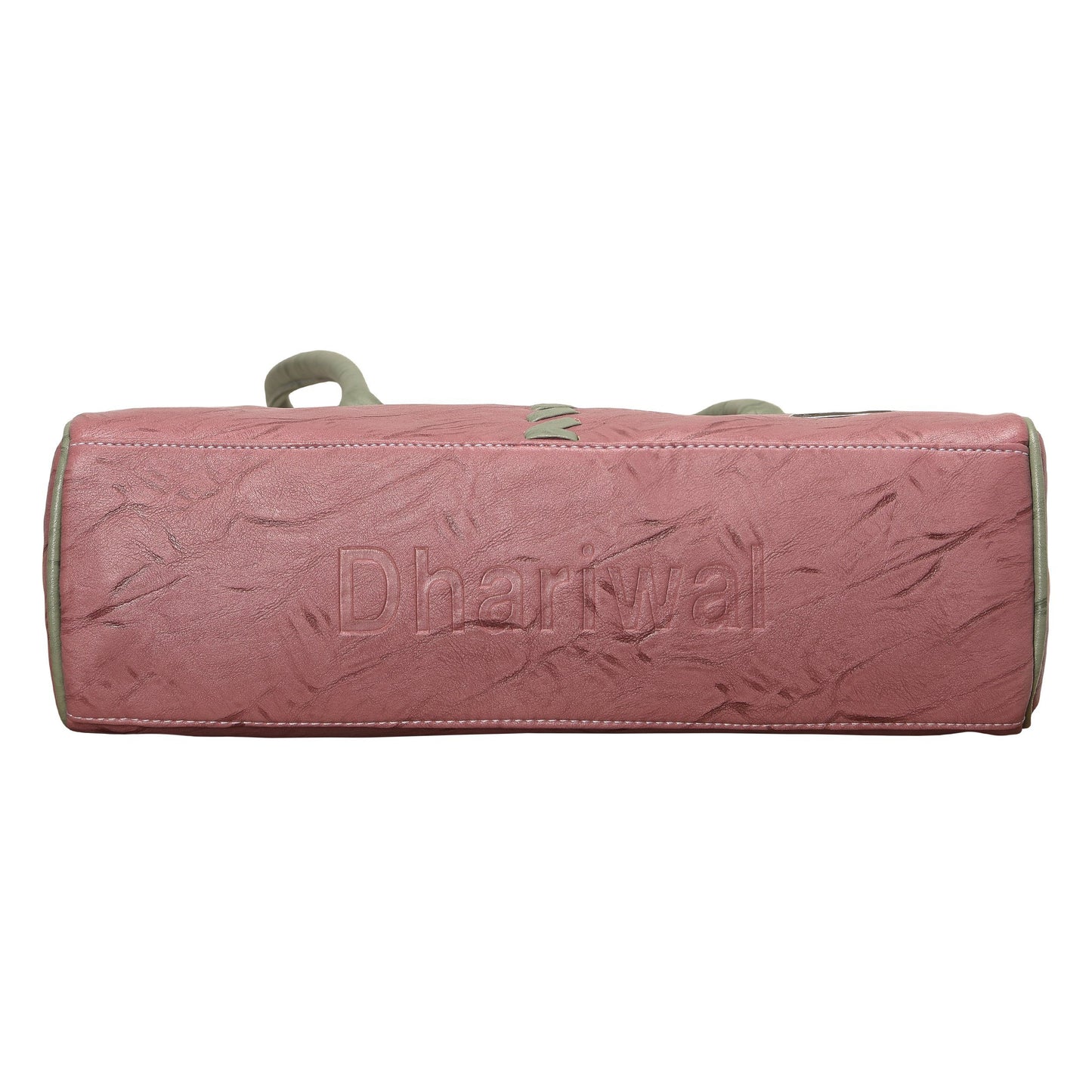 Dhariwal Foam Twin Handle Pink Ladies Handbag for Casual, Outdoor, Party, Kitty, Travel, College, Office, Shopping & Gifting Mohanlal Jain (Dhariwal Bags)