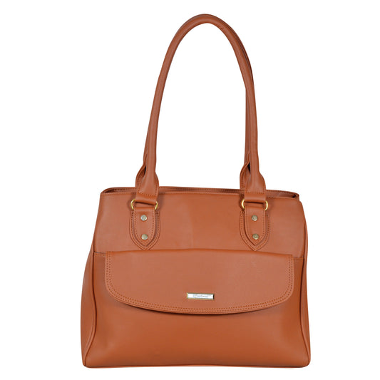 Dhariwal Multi Compartment Twin Handle Ladies Handbag LAD-9902 Apparel & Accessories Mohanlal Jain (Dhariwal Bags)