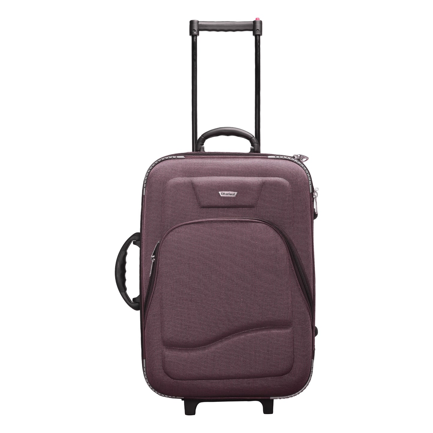 Dhariwal Rolling Trolley Suitcase 20" Cabin Bag 50L SC-803 Suitcases Mohanlal Jain (Dhariwal Bags) Purple