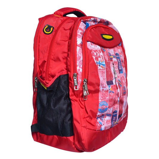 Dhariwal Triple Compartment Backpack with Rain Cover 39L BP-217 School Bags Mohanlal Jain (Dhariwal Bags)