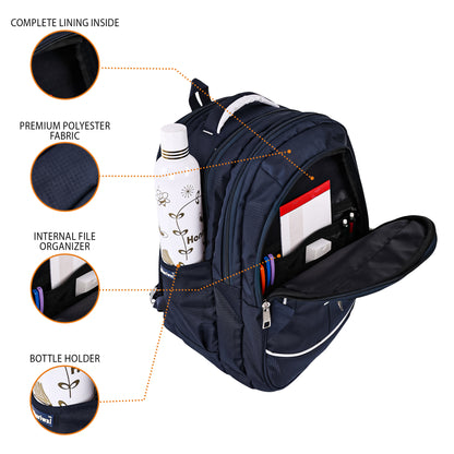 Dhariwal 46L BP-213  Unisex Large Backpack , Strong & Lightweight | Water-Resistant