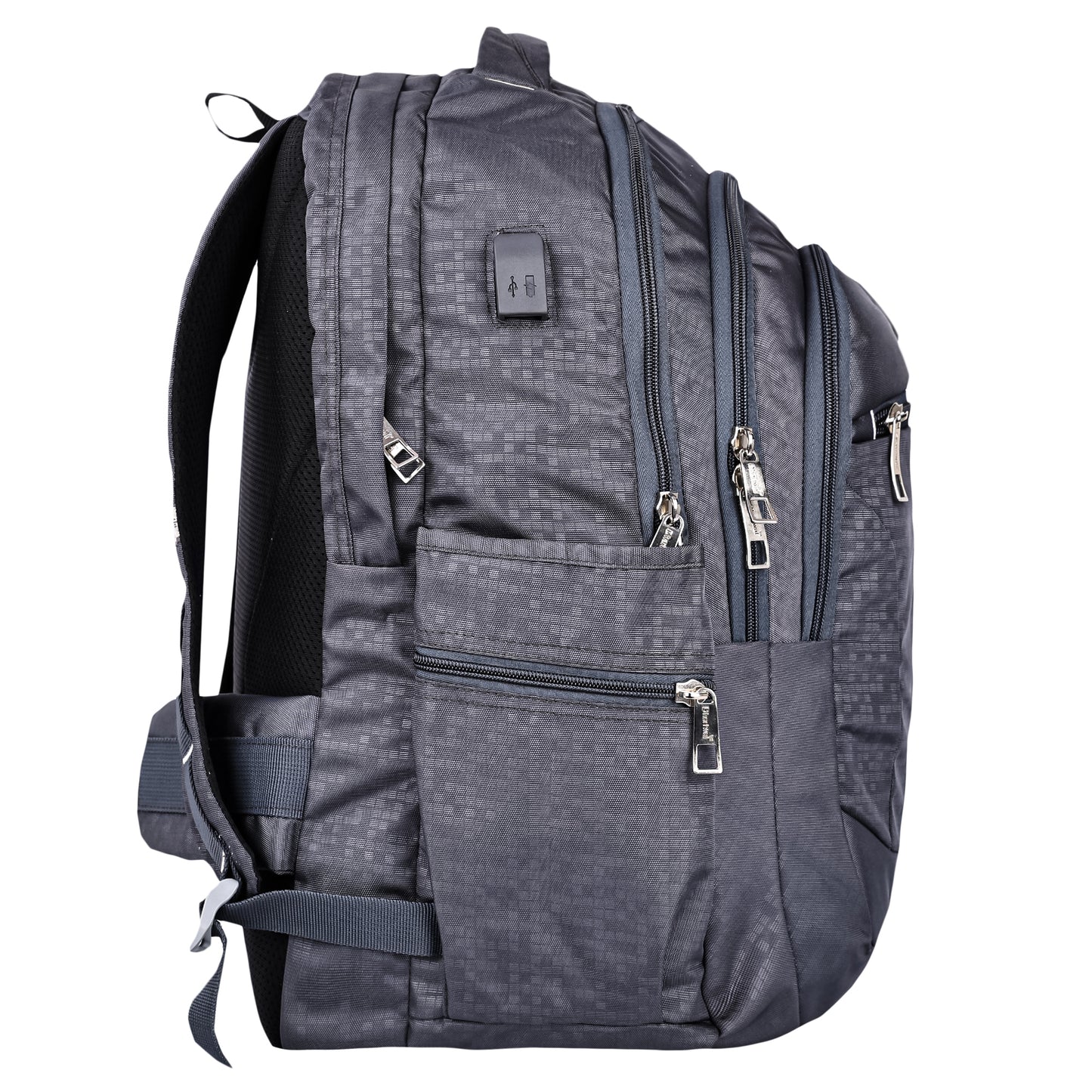 Dhariwal Unisex Laptop Backpack with USB Charging Port & Raincover- BP-108 49L