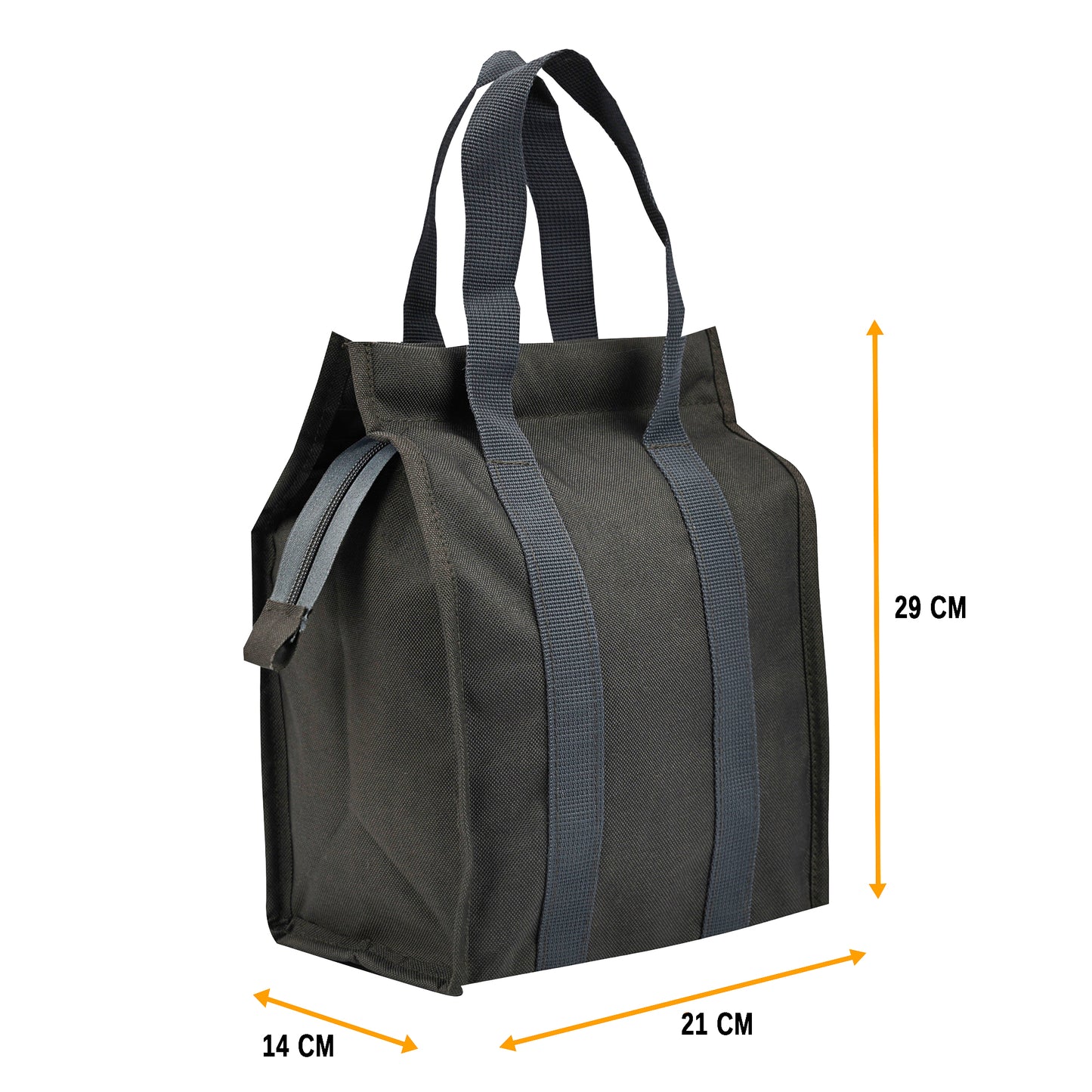 थैली नंबर 2 टिफिन बैग 11in x 8in x 6in TB-401 - अतिरिक्त छोटा