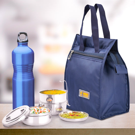 थैली नंबर 2 टिफिन बैग 11in x 8in x 6in TB-401 - अतिरिक्त छोटा