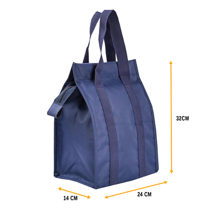 थैली नंबर 2 टिफिन बैग 11in x 8in x 6in TB-401 - अतिरिक्त छोटा