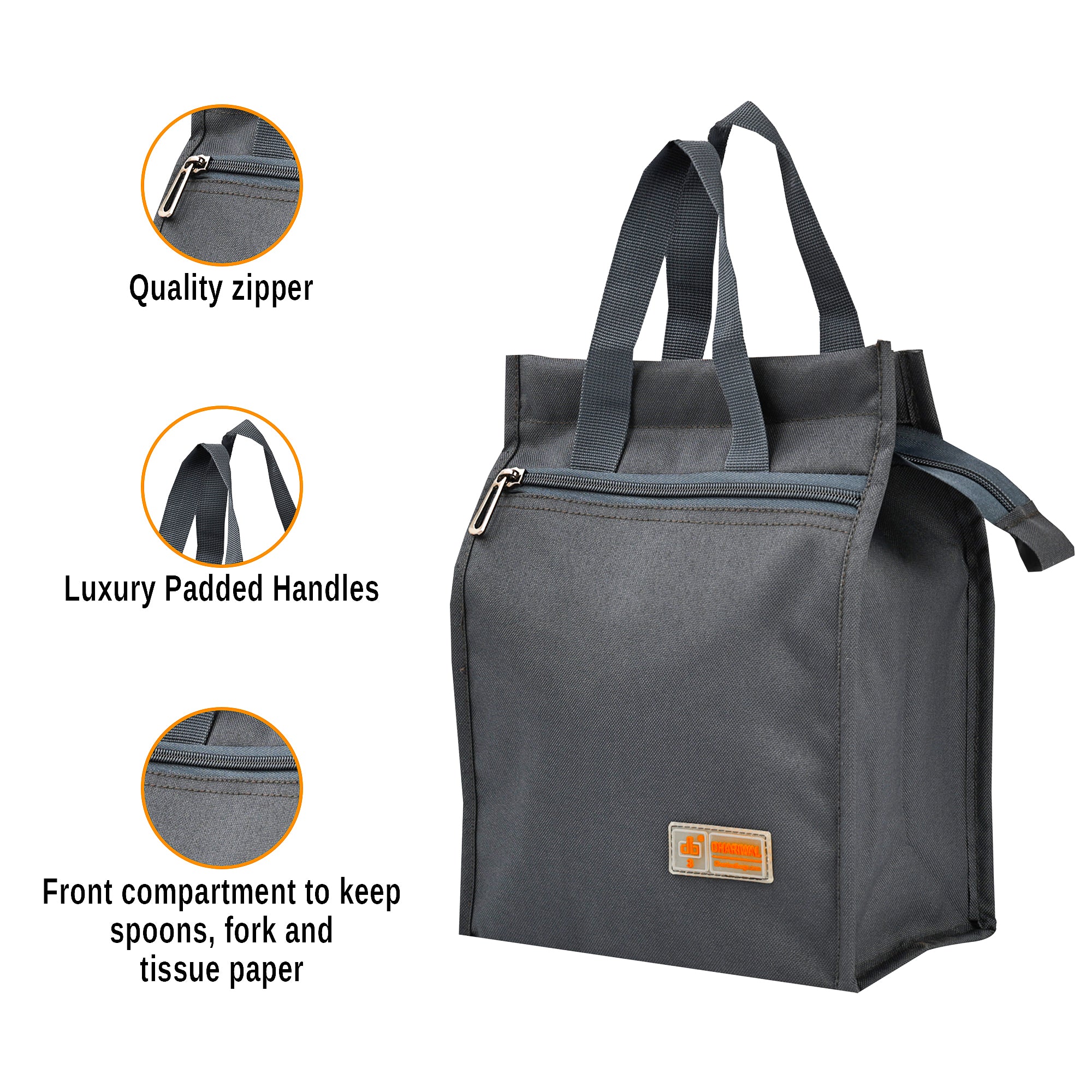 Thaili No.3 Tiffin Bag 13in x 9in x 6in TB-402 -  Small