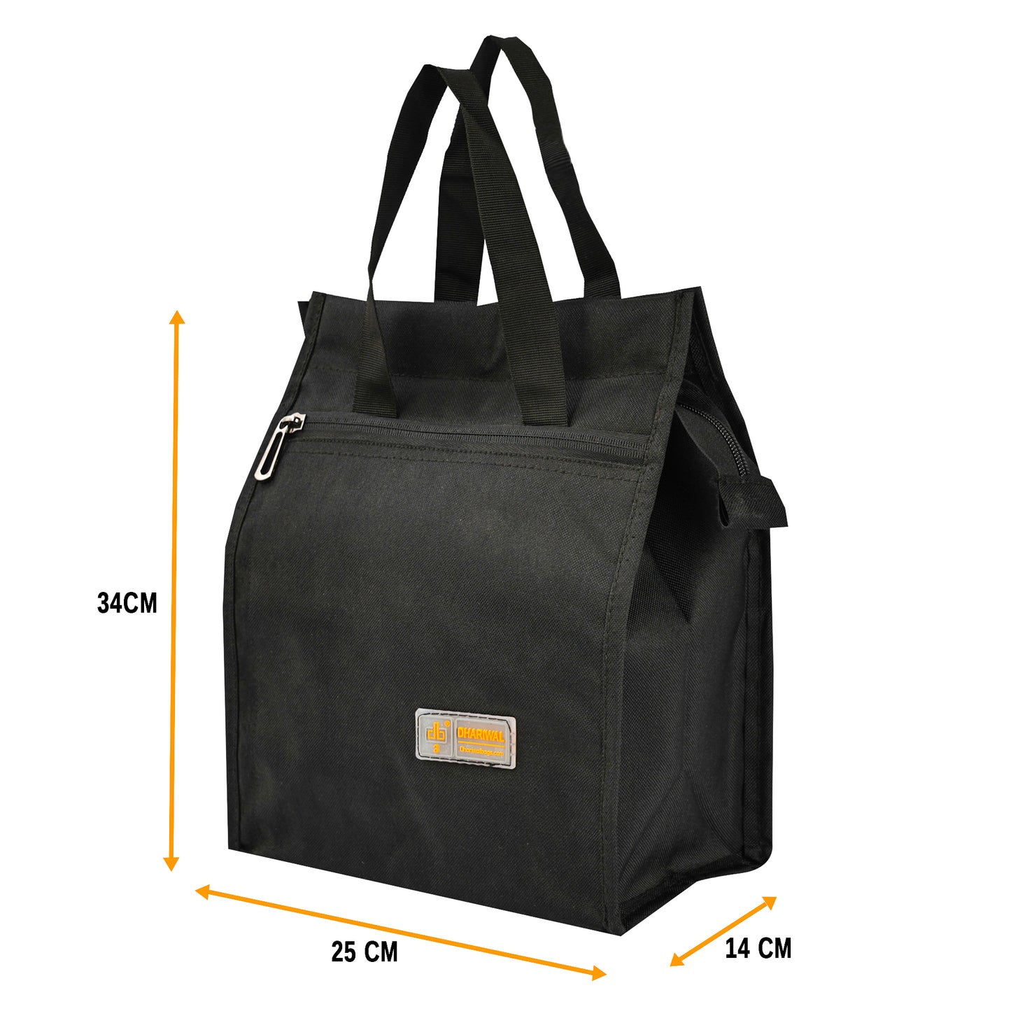 थैली नंबर 3 टिफिन बैग 13in x 9in x 6in TB-402 - छोटा 