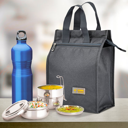 थैली नंबर 4 टिफिन बैग 14in x 10in x 6in TB-403 - मध्यम 