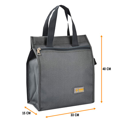 थैली नंबर 5 टिफिन बैग 15in x 11in x 6in TB-404 - रेलवे रनिंग स्टाफ - बड़ा 