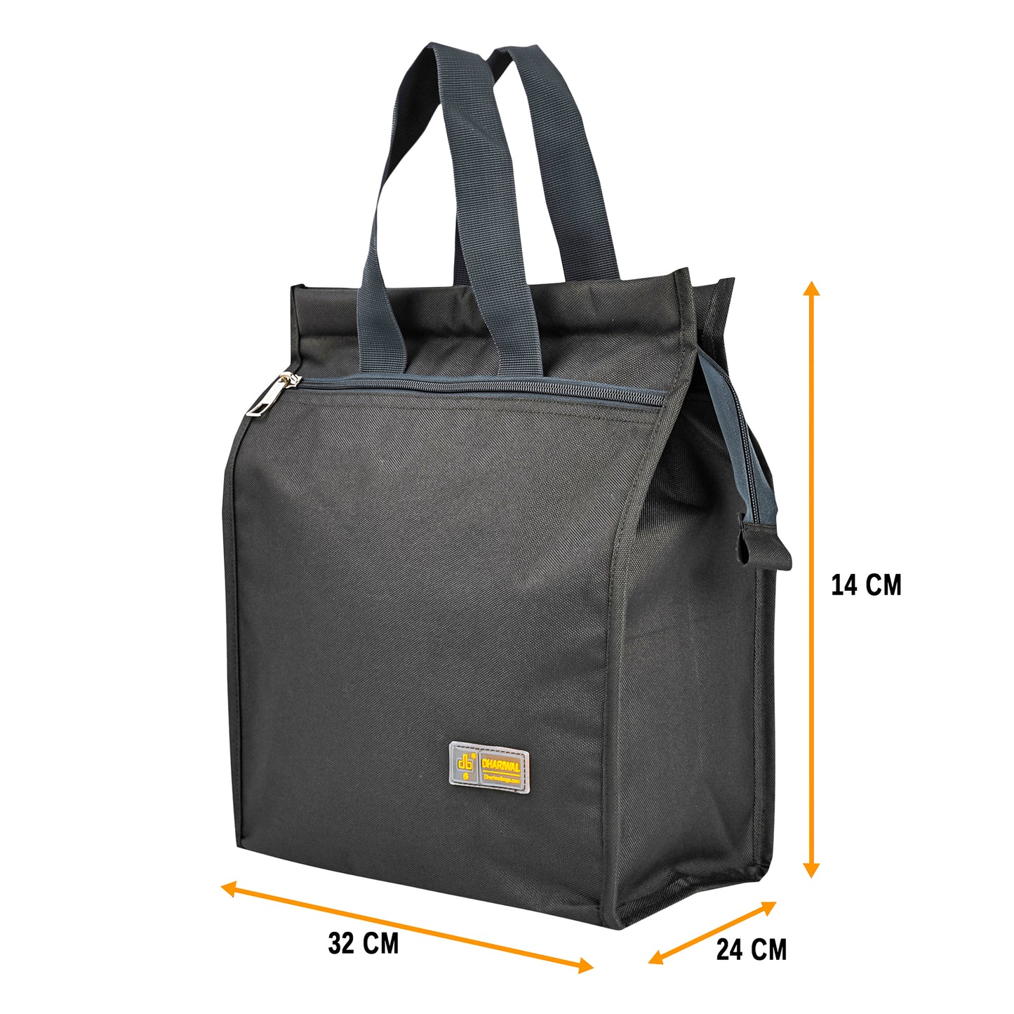 थाली नंबर 6 टिफिन बैग 16 इंच x 13 इंच x 6 इंच टीबी-405 - रेलवे रनिंग स्टाफ - अतिरिक्त बड़ा 