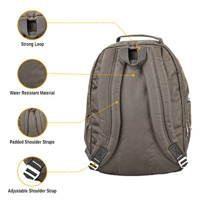 धारीवाल 39L वाटर रेज़िस्टेंट ड्युअल कम्पार्टमेंट बैकपैक BP-209