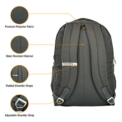 Dhariwal Backpack for Men & Women | Office, Travel, School, College bag| 34L BP -201