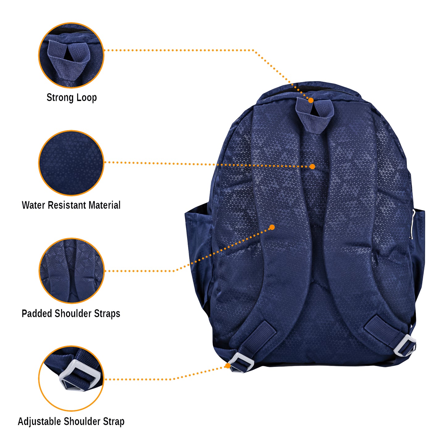 Dhariwal 27L BP-208 Unisex Backpack| Strong & Lightweight | Laptop compartment