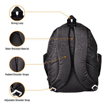 Dhariwal 27L BP-208 Unisex Backpack| Strong & Lightweight | Laptop compartment