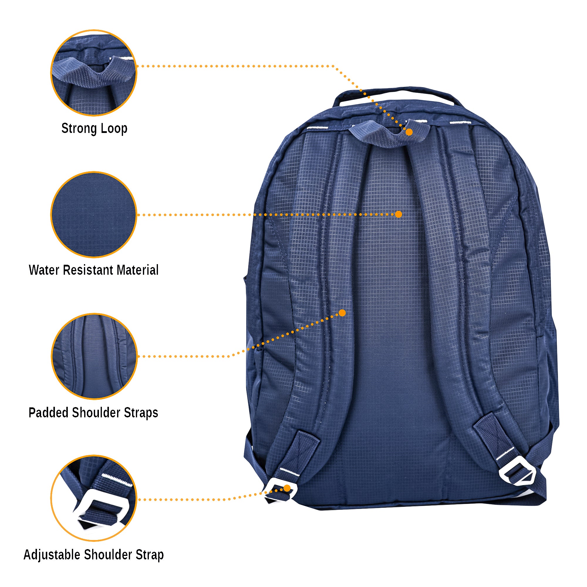 धारीवाल 39L वाटर रेज़िस्टेंट ड्युअल कम्पार्टमेंट बैकपैक BP-209