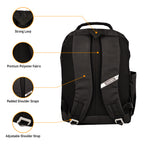 Dhariwal 18L LB-109  Unisex Laptop Backpack | Strong & Lightweight | Water-Resistant