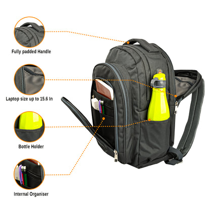 Dhariwal Backpack for Men & Women | Office, Travel, School, College bag| 34L BP -201