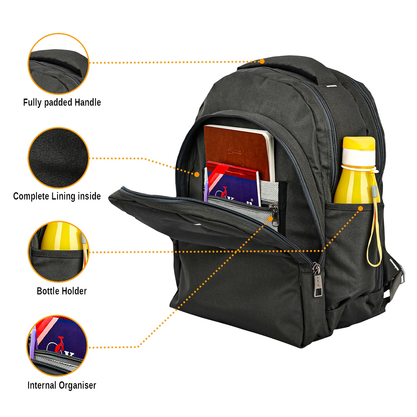 धारीवाल यूनिसेक्स बैकपैक 26L BP-210