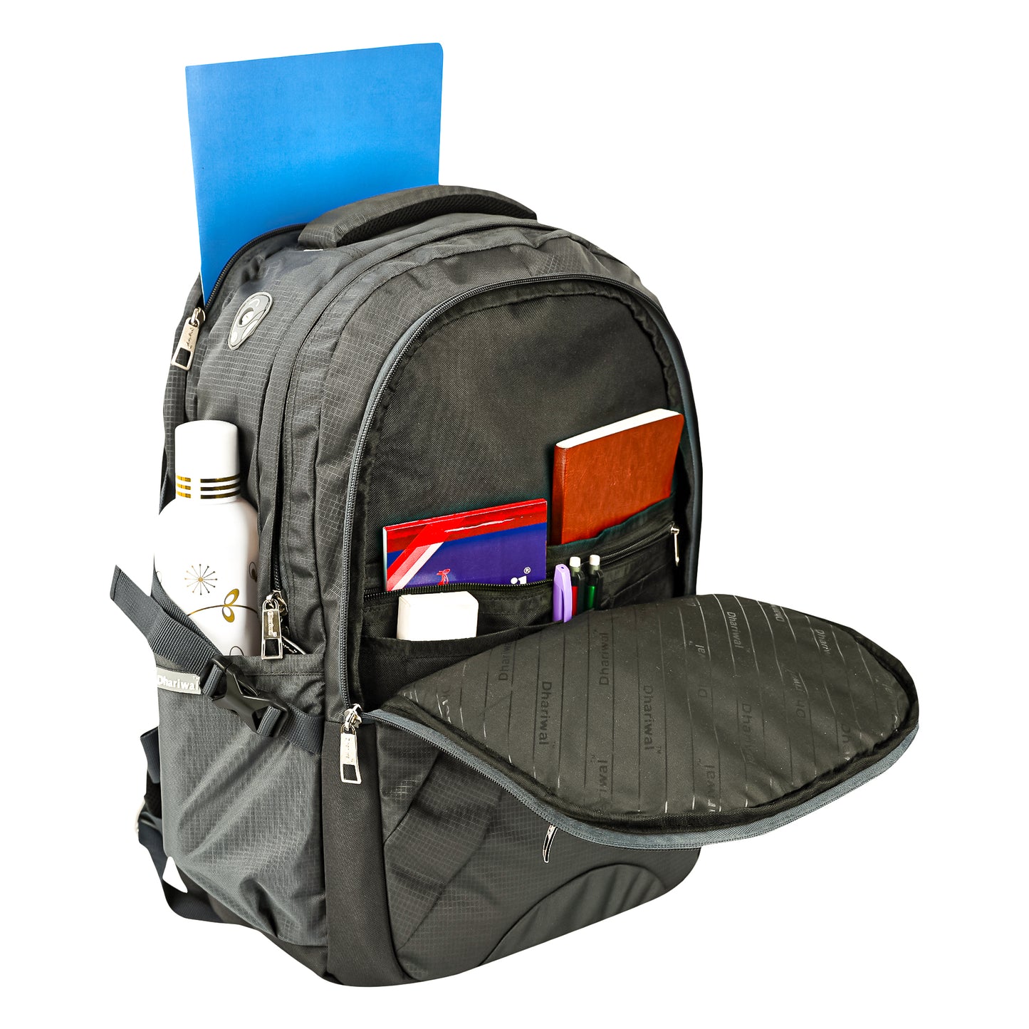 Dhariwal यूनीसेक्स लैपटॉप बैकपैक आउटिंग/हाइकिंग/ट्रेकिंग/वीकेंडर 53L LB-102 के लिए