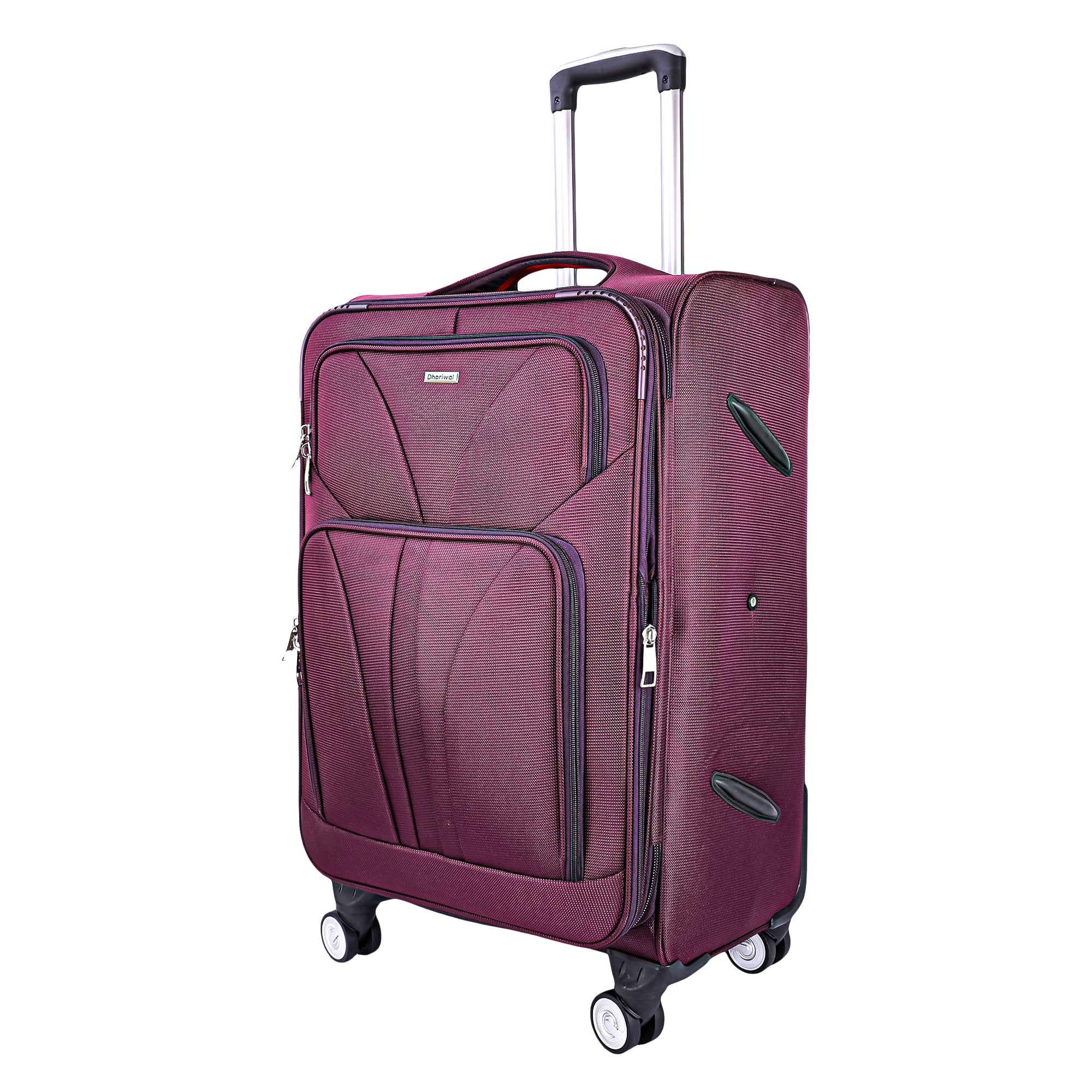 धारीवाल एक्सपैंडेबल 4W सॉफ्ट साइडेड चेक-इन ट्रॉली सूटकेस 24 इंच/70 सेमी 86L SC-808 