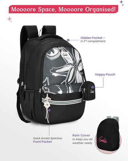 Genie Petalis  Laptop Backpack For Girls |19 Inch - 40 L