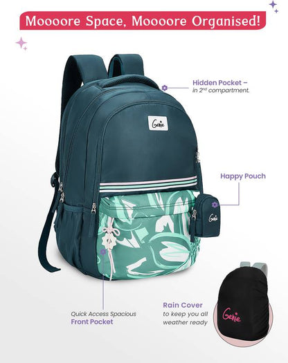 Genie Petalis  Laptop Backpack For Girls |19 Inch - 40 L