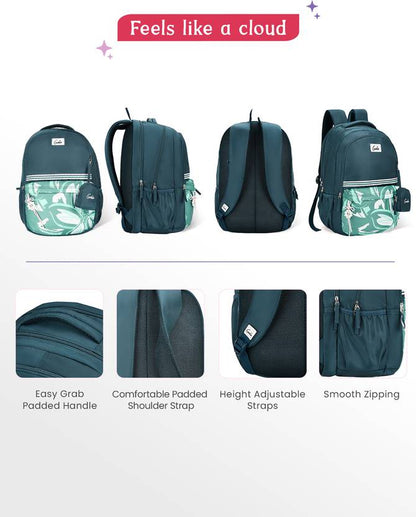 Genie Petalis  Laptop Backpack For Girls |19 Inch - 40 L