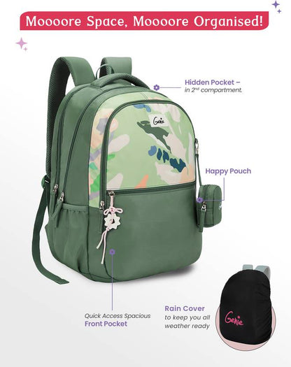 Genie Sketch Laptop Backpack For Girls|19 Inch-40 Litres