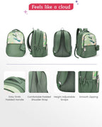 Genie Sketch Laptop Backpack For Girls|19 Inch-40 Litres