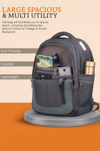 Dhariwal 42L BP-256 Laptop & File Compartment Backpack Travel/School/College/Office Work & Daily Use Bag For Men & Women