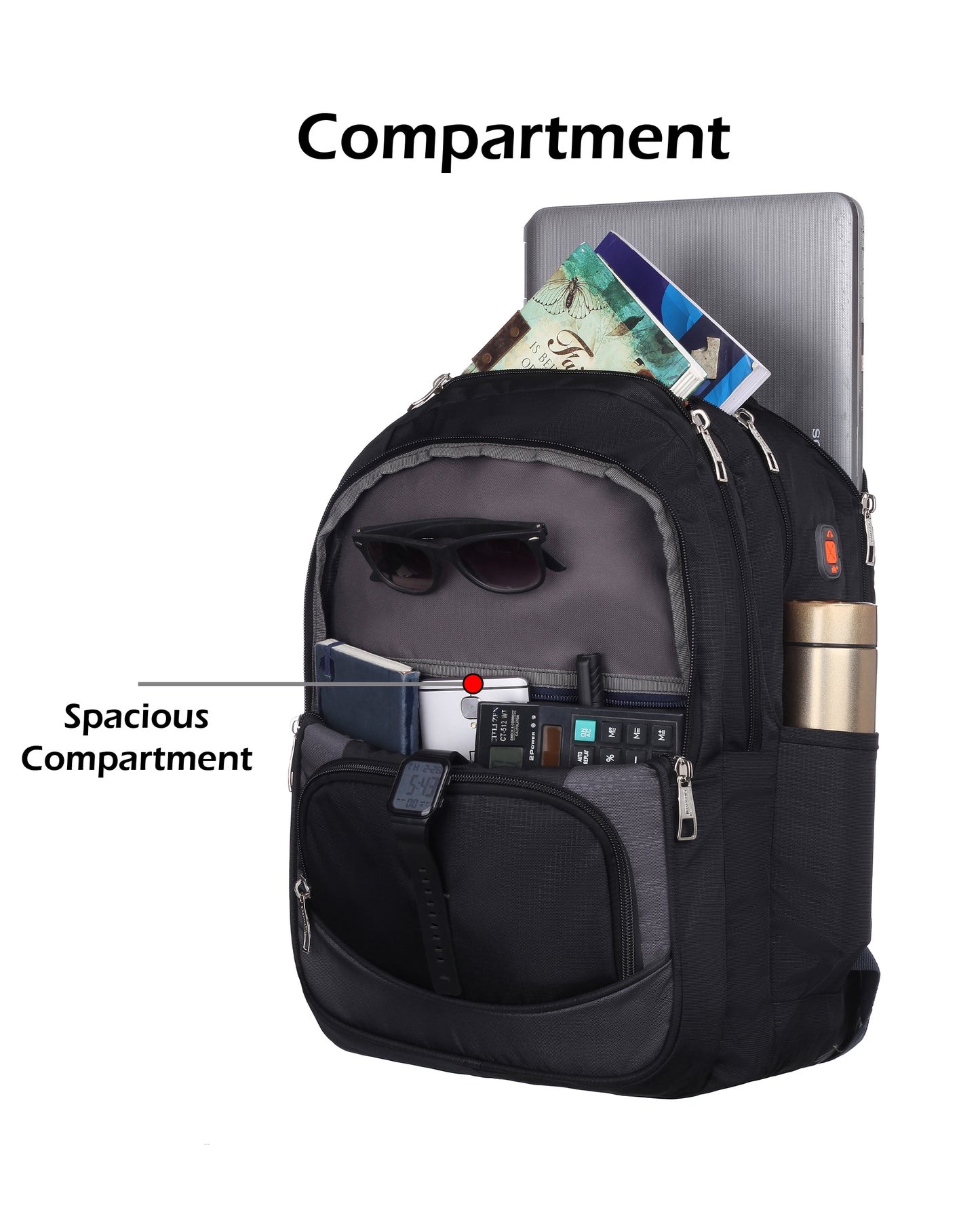 Dhariwal Backpack for Unisex | Office, Travel, School, College bag| 50L BP -242