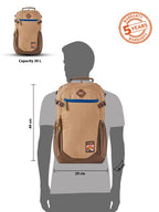 Wildcraft Cargo 30 Plus Backpack-KHAKI