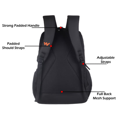 Wildcraft Atlas 45 LP Nylon backpack Ideal for school, college, office & travel bag for men And women