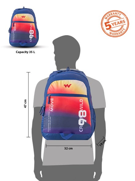 Wildcraft Stylish Polyester Unisex Backpack | Atlas 35 Plus