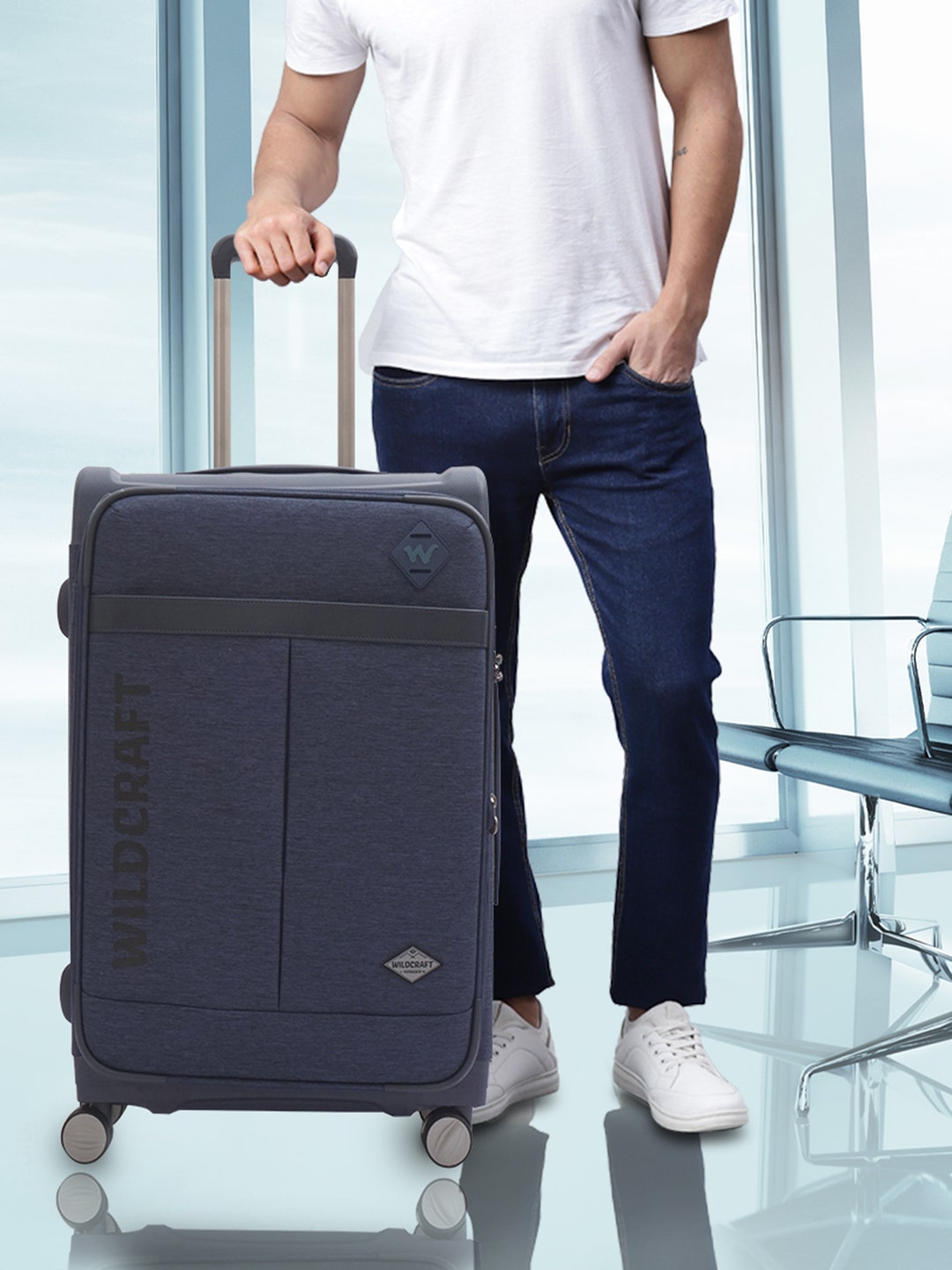 Wildcraft Capella Hybrid Trolley Suitcase (12214)