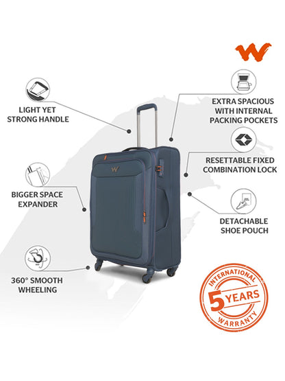 Wildcraft Apollo Soft Trolley Suitcase (12838)