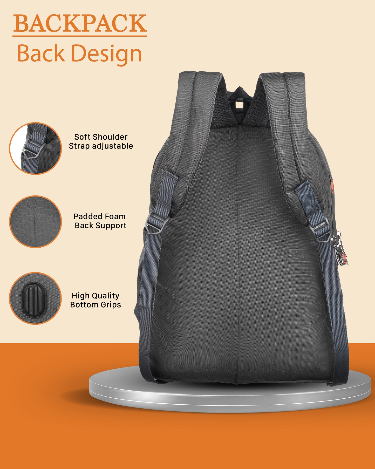 Dhariwal Backpack for Men & Women | Office, Travel, School, College bag| 35L BP-240