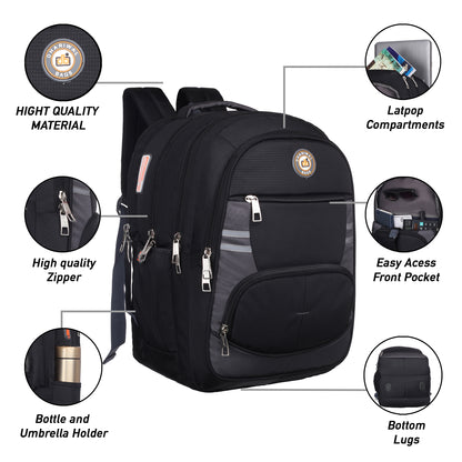 Dhariwal Backpack for Unisex | Office, Travel, School, College bag| 50L BP -242