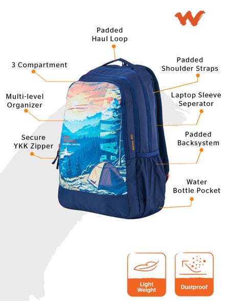 Wildcraft  Atlas 40 Laptop Backpac