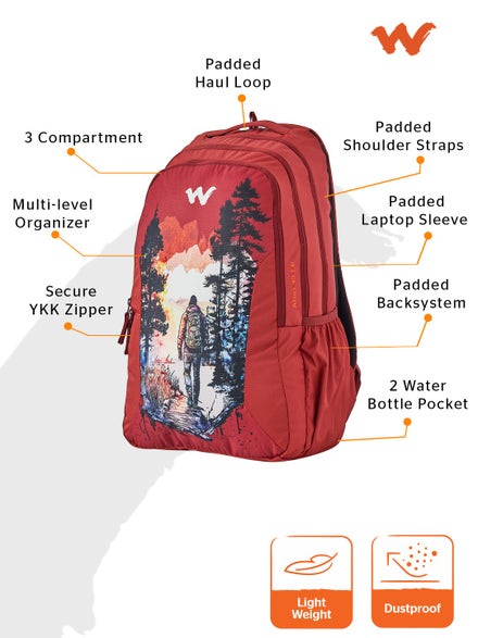 Wildcraft Laptop Backpack | Atlas 45 LP