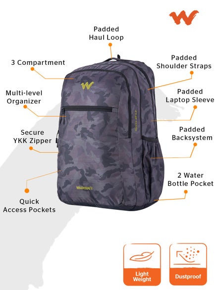 Wildcraft  Laptop Backpack Sierra 45 LP