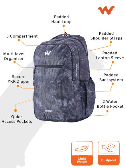 Wildcraft  Laptop Backpack Sierra 45 LP