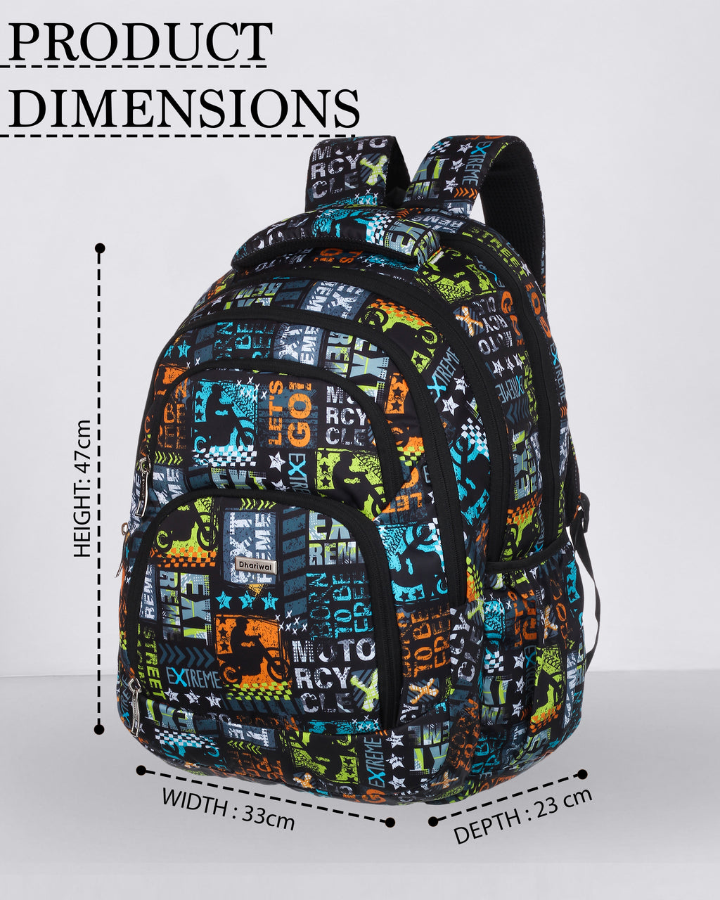 Dhariwal 36L Backpack Casual/School/College/Office Bag BP-248