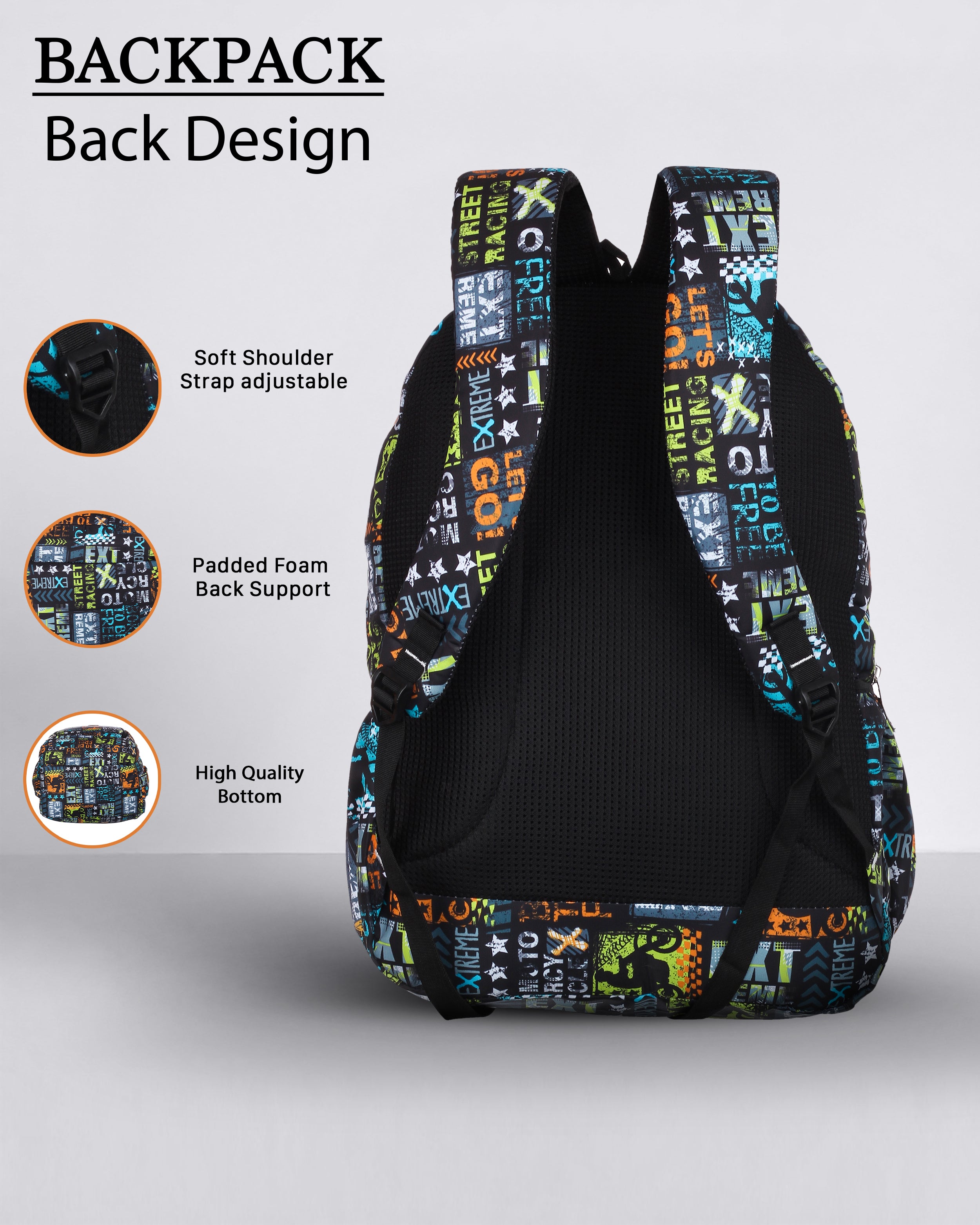 Dhariwal 36L Backpack Casual/School/College/Office Bag BP-248